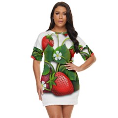 Strawberries-fruits-fruit-red Just Threw It On Dress by Jancukart