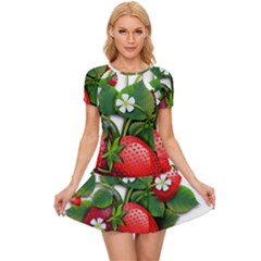 Strawberries-fruits-fruit-red Women s Sports Wear Set