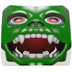 Monster-mask-alien-horror-devil Seat Cushion