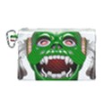 Monster-mask-alien-horror-devil Canvas Cosmetic Bag (Medium) View1