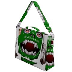 Monster-mask-alien-horror-devil Box Up Messenger Bag by Jancukart