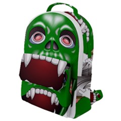 Monster-mask-alien-horror-devil Flap Pocket Backpack (small) by Jancukart