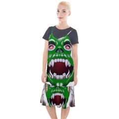 Monster-mask-alien-horror-devil Camis Fishtail Dress