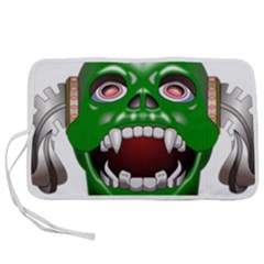 Monster-mask-alien-horror-devil Pen Storage Case (s) by Jancukart