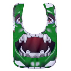 Monster-mask-alien-horror-devil Baby Bib