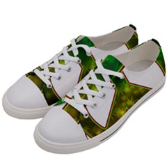 Peace-rastafarian Men s Low Top Canvas Sneakers