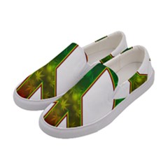 Peace-rastafarian Women s Canvas Slip Ons