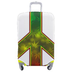 Peace-rastafarian Luggage Cover (medium) by Jancukart