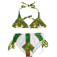 Peace-rastafarian Kids  Classic Bikini Set by Jancukart