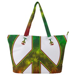 Peace-rastafarian Full Print Shoulder Bag by Jancukart