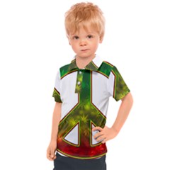 Peace-rastafarian Kids  Polo Tee