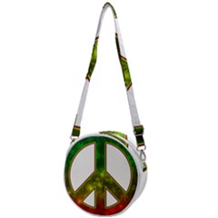 Peace-rastafarian Crossbody Circle Bag