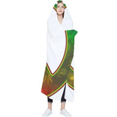 Peace-rastafarian Wearable Blanket