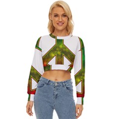 Peace-rastafarian Lightweight Long Sleeve Sweatshirt by Jancukart