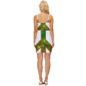 Peace-rastafarian Wrap Tie Front Dress View4