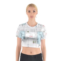 Circuits-electronics-atmel Cotton Crop Top