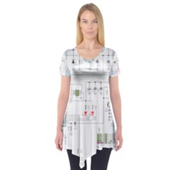 Circuits-electronics-atmel Short Sleeve Tunic 