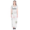 Circuits-electronics-atmel Short Sleeve Maxi Dress View1