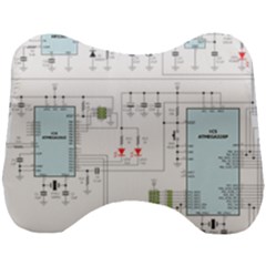 Circuits-electronics-atmel Head Support Cushion