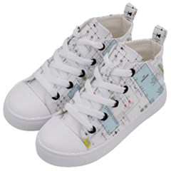 Circuits-electronics-atmel Kids  Mid-top Canvas Sneakers by Jancukart