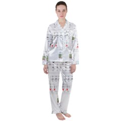 Circuits-electronics-atmel Satin Long Sleeve Pajamas Set by Jancukart