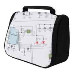 Circuits-electronics-atmel Full Print Travel Pouch (small) by Jancukart