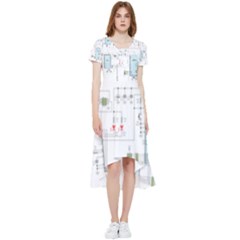 Circuits-electronics-atmel High Low Boho Dress by Jancukart