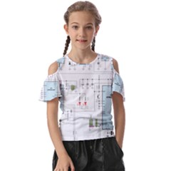 Circuits-electronics-atmel Kids  Butterfly Cutout Tee by Jancukart