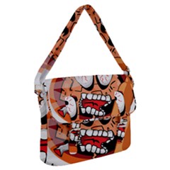 Brain Cartoon Animation Buckle Messenger Bag