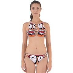 Brain Cartoon Animation Perfectly Cut Out Bikini Set