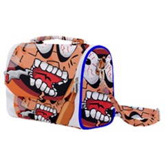 Brain Cartoon Animation Satchel Shoulder Bag