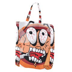 Brain Cartoon Animation Giant Grocery Tote