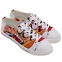 Brain Cartoon Animation Men s Low Top Canvas Sneakers View3