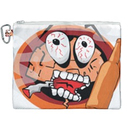 Brain Cartoon Animation Canvas Cosmetic Bag (xxxl)