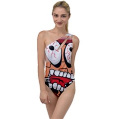 Brain Cartoon Animation To One Side Swimsuit