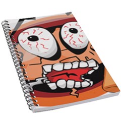 Brain Cartoon Animation 5 5  X 8 5  Notebook