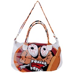 Brain Cartoon Animation Removal Strap Handbag