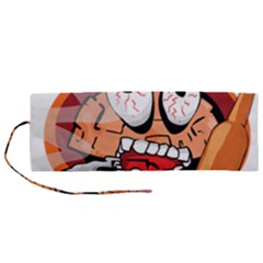 Brain Cartoon Animation Roll Up Canvas Pencil Holder (m)