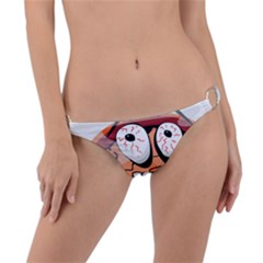 Brain Cartoon Animation Ring Detail Bikini Bottom