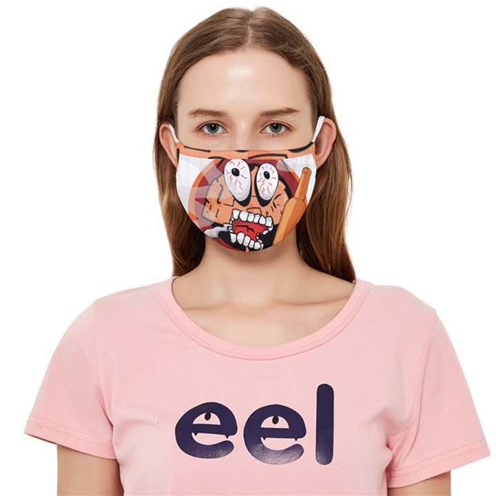 Brain Cartoon Animation Cloth Face Mask (Adult)