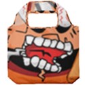 Brain Cartoon Animation Foldable Grocery Recycle Bag View1