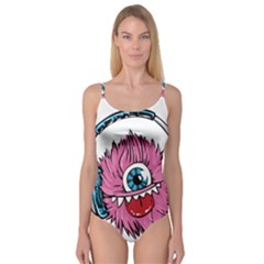 Monster-headphones-headset-listen Camisole Leotard 