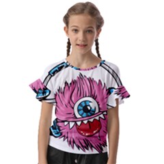 Monster-headphones-headset-listen Kids  Cut Out Flutter Sleeves