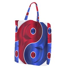 Yin Yang Eastern Asian Philosophy Giant Grocery Tote