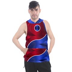 Yin Yang Eastern Asian Philosophy Men s Sleeveless Hoodie