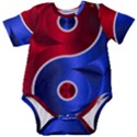 Yin Yang Eastern Asian Philosophy Baby Short Sleeve Onesie Bodysuit View1