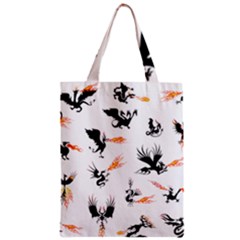 Dragon-phoenix-fire-bird-ancient Zipper Classic Tote Bag