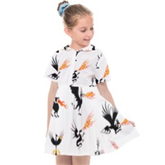 Dragon-phoenix-fire-bird-ancient Kids  Sailor Dress