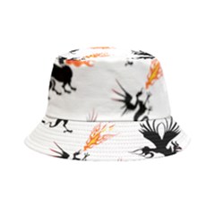 Dragon-phoenix-fire-bird-ancient Bucket Hat by Jancukart