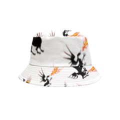 Dragon-phoenix-fire-bird-ancient Inside Out Bucket Hat (kids) by Jancukart